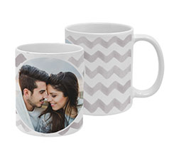 Tazza panoramica Zig zag grigio