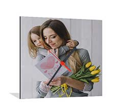 Orologio Quadrato in Legno