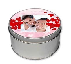 Scatola di Latta Tonda Storm of hearts