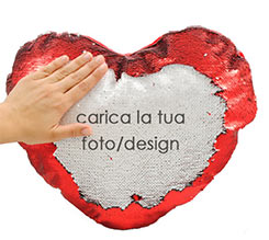 Crea Cuscino Cuore con Paillettes