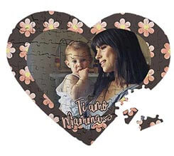 Puzzle cuore A3 Ti amo mamma