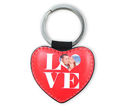 Portachiavi a Cuore in Pelle Big Love