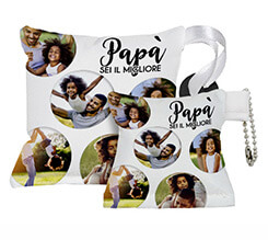 Portachiavi ventosa Papà sei il migliore