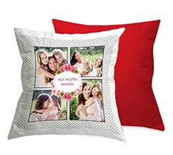 Cuscino in Poliestere Collage di rose