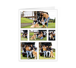 Biglietto auguri Foto collage personalizzato