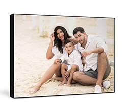 Legno con stampa ad alta definizione immagine famiglia