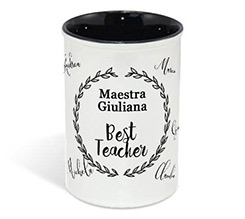 Portapenne in ceramica Best teacher