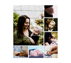 Poster collage Romantic 50x60 cm 7 riquadri