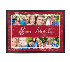 Zerbino in gomma 80x60 Red Christmas