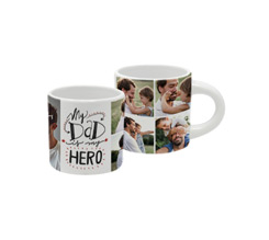 Tazzina espresso personalizzata con foto e grafica Dad