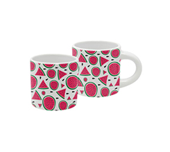 Tazzina espresso personalizzata con grafica con angurie