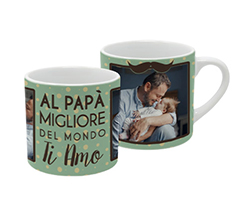 Tazzina di caffè per il papà verde