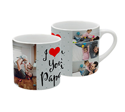 Tazza caffè Americano I love papà