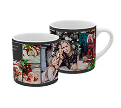 Tazza caffè Americano Collage natalizio