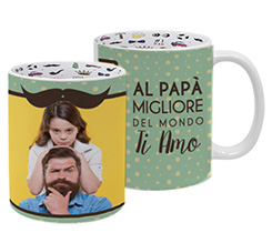 Tazza festa del papà ti amo