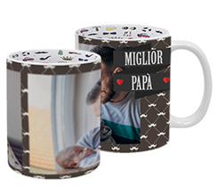 Tazza per la festa del papà con interno stampato