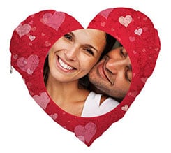 Cuscino Artigianale cuore Full hearts