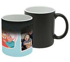 Tazza magica personalizzata con foto e grafica nonni abbracciati
