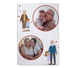 Coperta con grafica per la Festa dei nonni