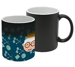 Tazza magica personalizzata con foto e grafica nonna con corona