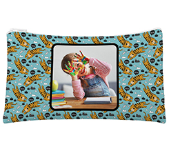 Astuccio a bustina con foto e grafica tigri