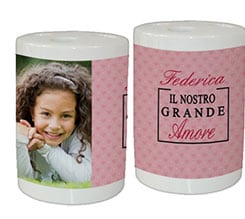 Portaspazzolino Sfondo rosa