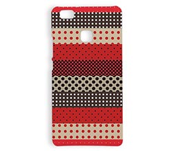 Cover 3D Huawei P9 Lite Pois rossi