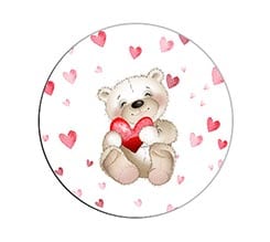 Calamita Rotonda 9,5 cm Teddy bear