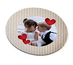 Tappetino mouse tondo Cartonato