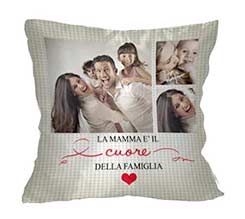 Cuscino classico Mum collage