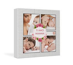 Foto collage Mosaico floreale