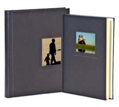 Album fotografico pelle silver