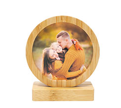 Cornice tonda in bamboo personalizzata