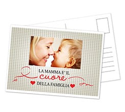 Cartolina Heart of family