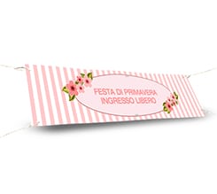 Striscione 150x30 Vertical bands