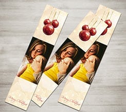 Segnalibro Natale dorato