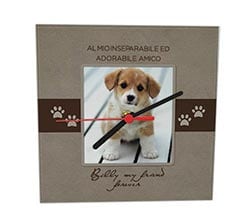 Orologio in vetro quadrato Little animal