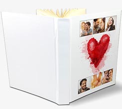 Album Fotografico 24x30 White love