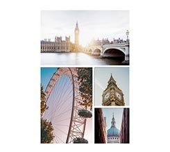 Poster Collage 4 Riquadri