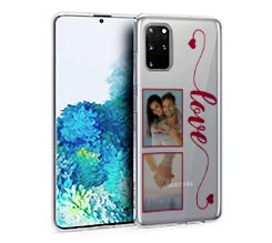 Cover trasparente Galaxy S20 Plus Love