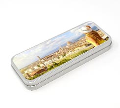 scatola di latta piccola personalizzata