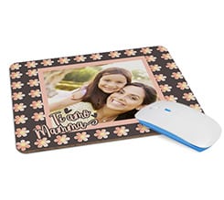 Tappetino Mouse in Legno Rettangolare Floreal mum