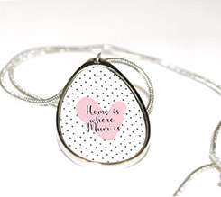 Collana Ciondolo Goccia Mum