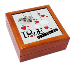 Portagioie in legno Lovely cloud