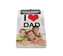 Portablocco A5 in masonite I love dad