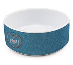 Ciotola per gatti Love jeans