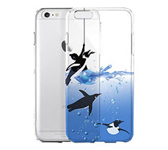 Cover Trasparente iPhone 6 Pinguini