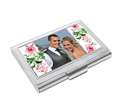 Porta Biglietti da Visita Flowers