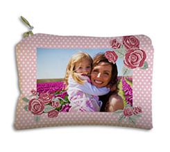 Portachiavi Portamonete Rose con pois