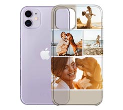 Cover Trasparente iPhone 11 4 Collage